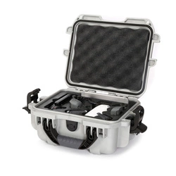 Skrzynia transportowa Nanuk 905 srebrna z dedykowanym wkładem do DJI Spark