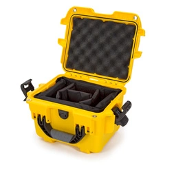 Skrzynia transportowa Nanuk 908 żółta z wkładem modułowym foto video