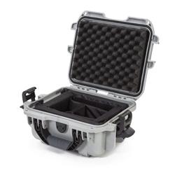 Skrzynia transportowa Nanuk 905 srebrna z wkładem modułowym foto video