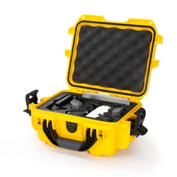 Skrzynia transportowa Nanuk 905 żółta z dedykowanym wkładem do DJI Spark